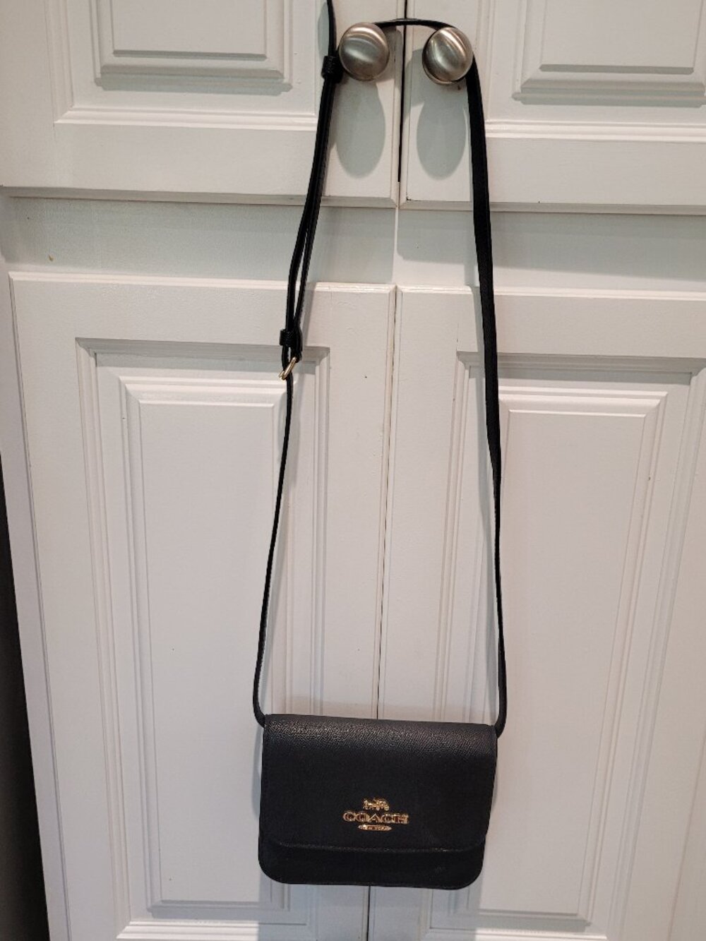 COACH MINI PEBBLED LEATHER CROSSBODY